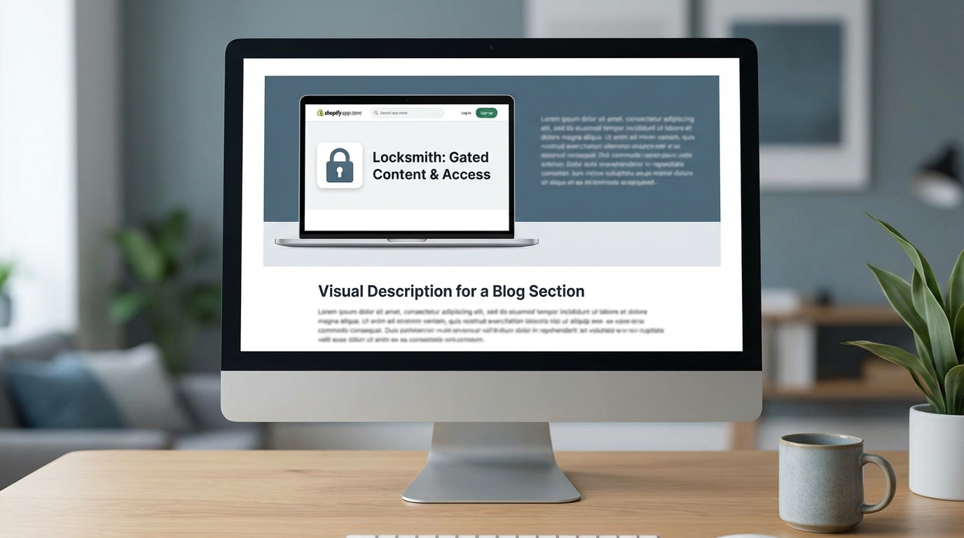 Screenshots of the Shopify app Locksmith from Shopify App Store